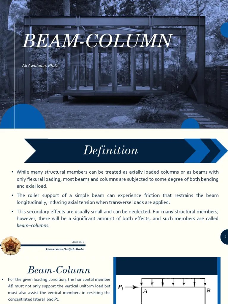Beam Column Members 1 | PDF