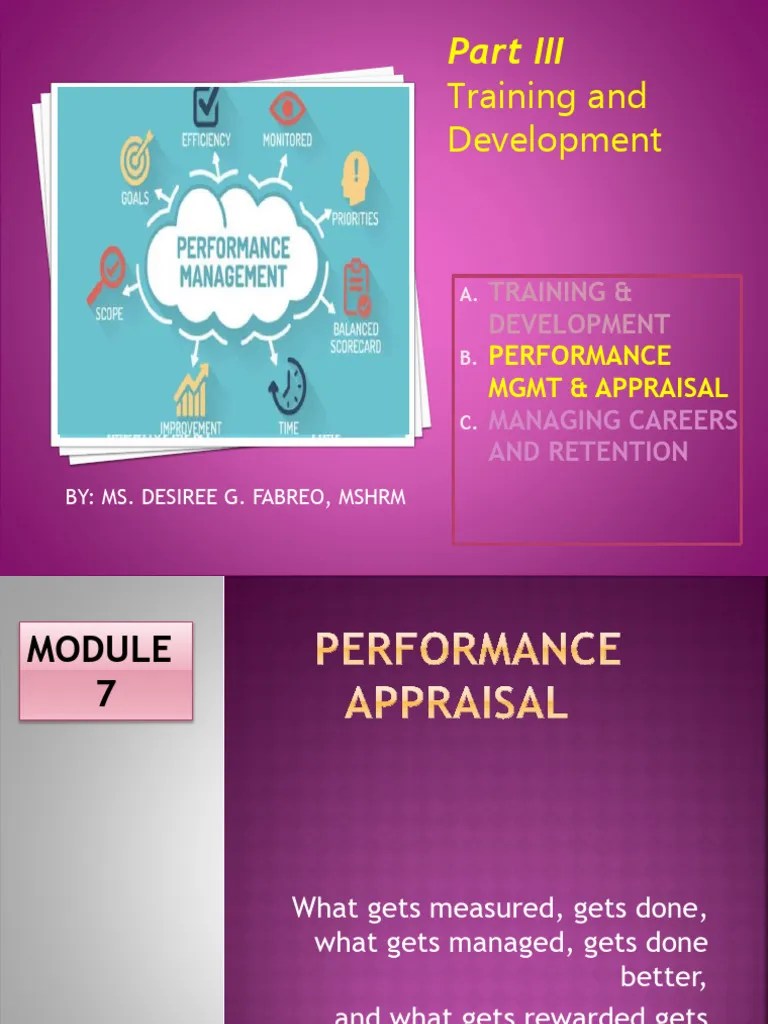 PDF Module 7 Performance Management And Appraisal | PDF