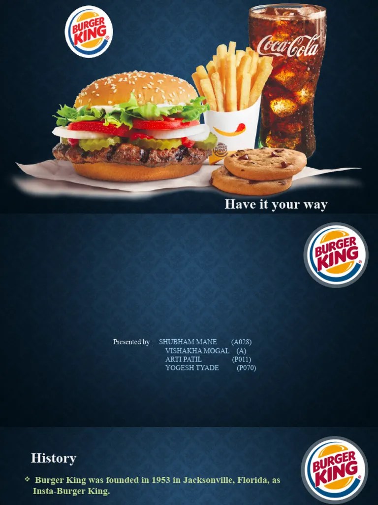 Burger King Pdf