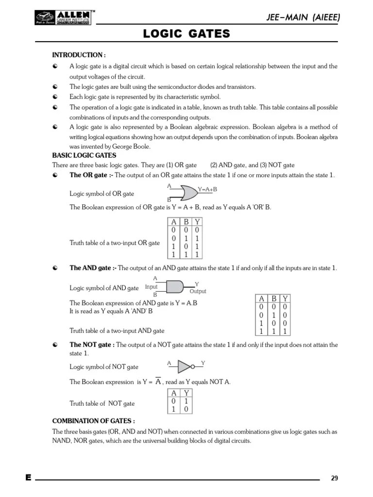 Logic Gates | PDF