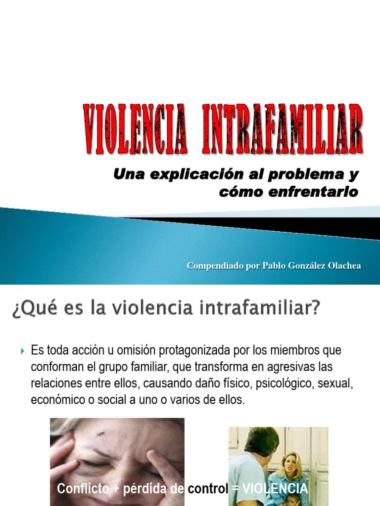 Prevenir La Violencia Intrafamiliar | PDF | Violencia Doméstica | Violencia