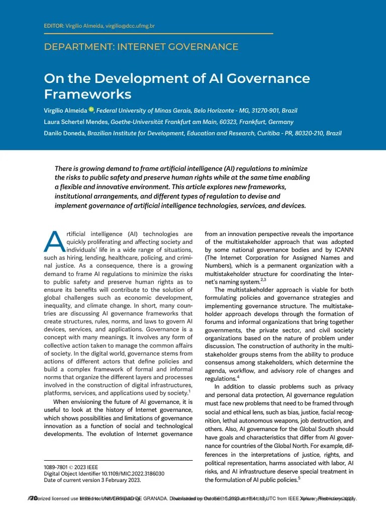 On - The - Development - Of - AI - Governance - Frameworks-IIEEE ...