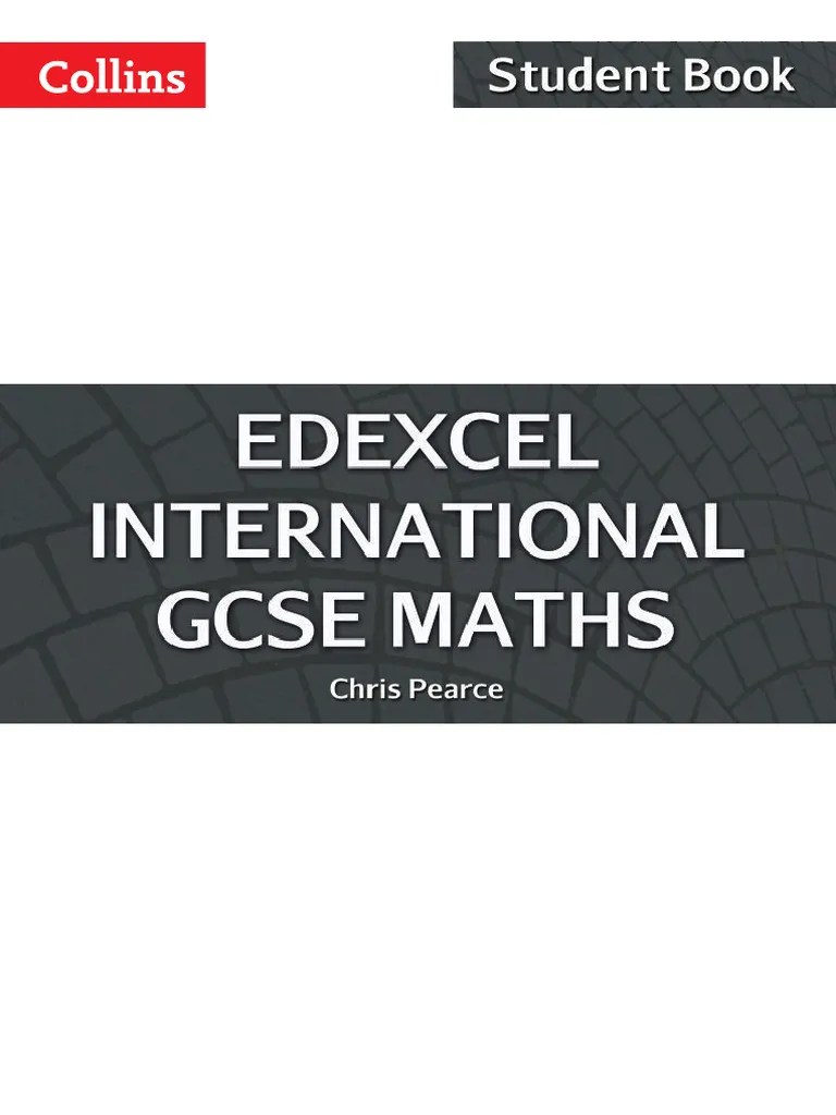 Edexcel IGCSE Maths Textbook | PDF