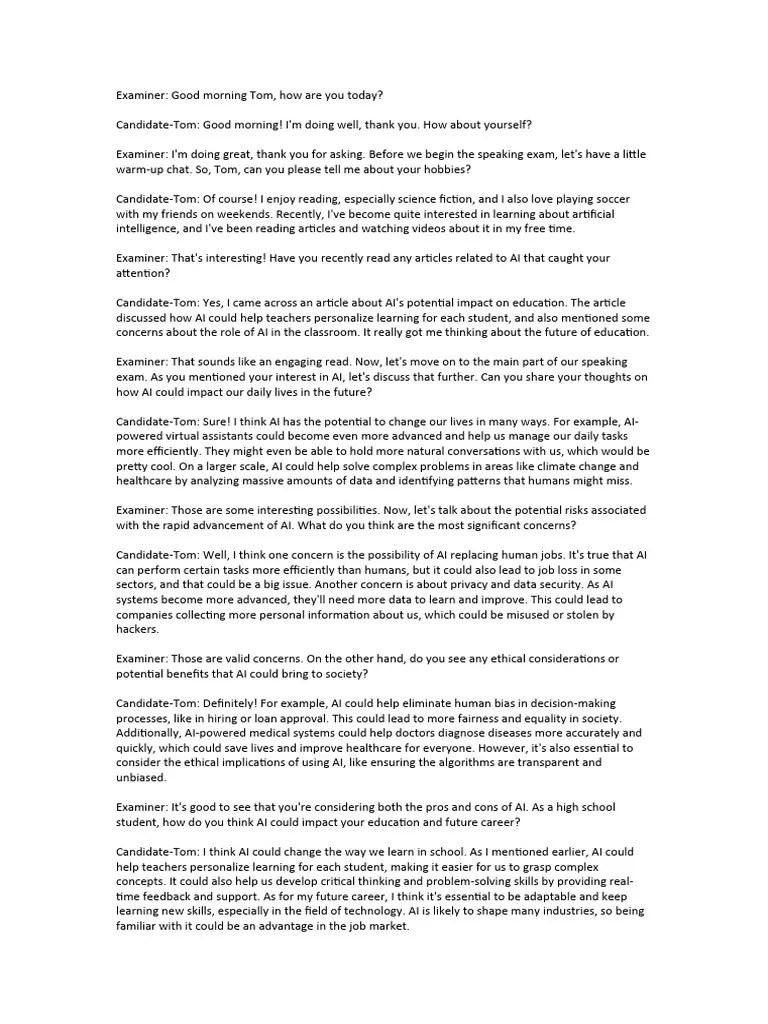 ESL Speaking-Tech | PDF