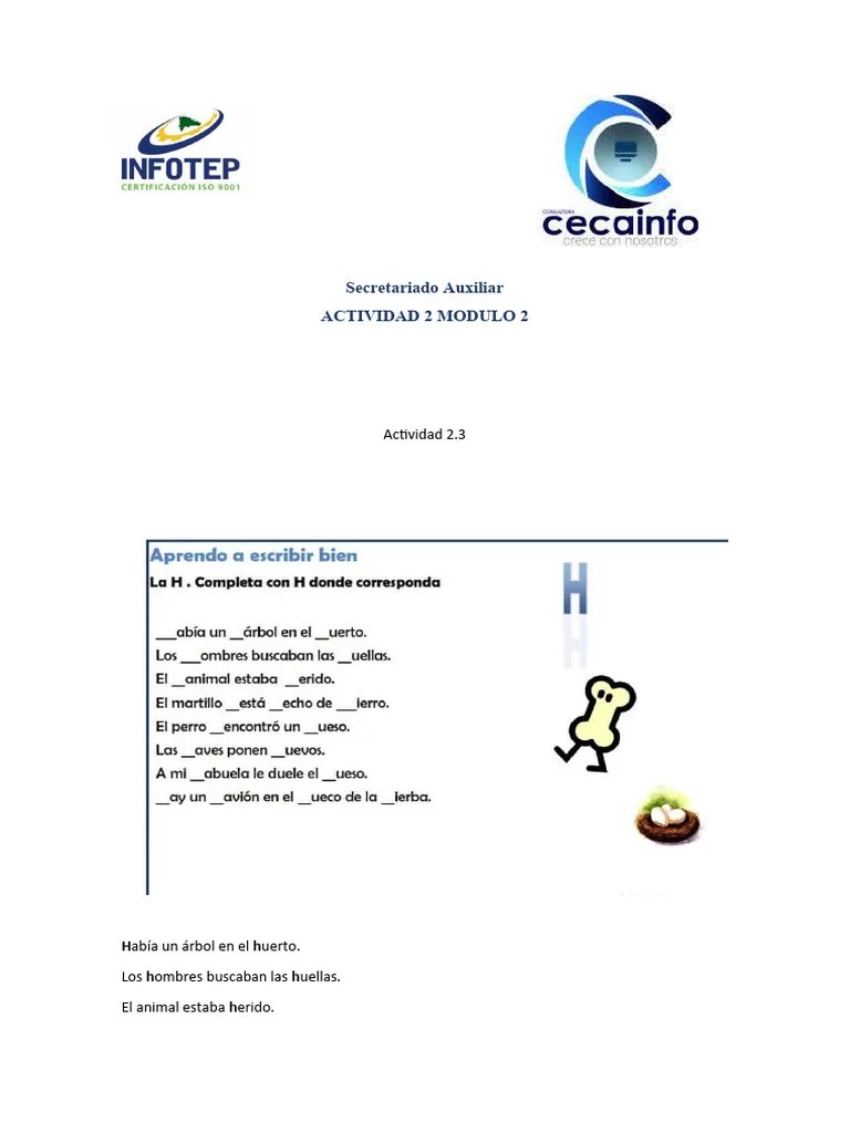 Actividad 3 Modulo 2 | PDF