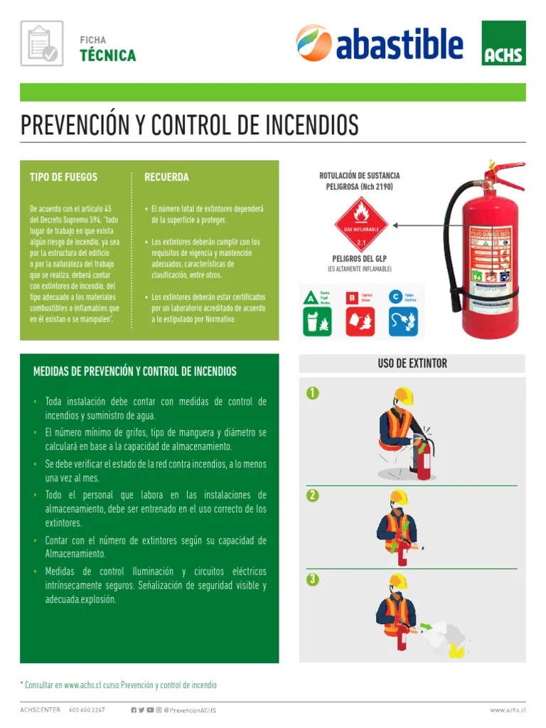 TIPS OIEM - PSM Prevencion Y Control De Incendios MAYO | PDF