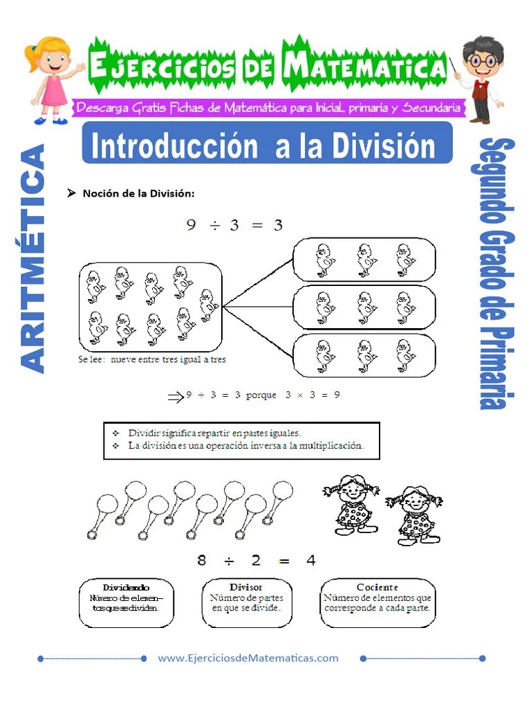 Introduccion A La Division Para Segundo De Primaria | PDF