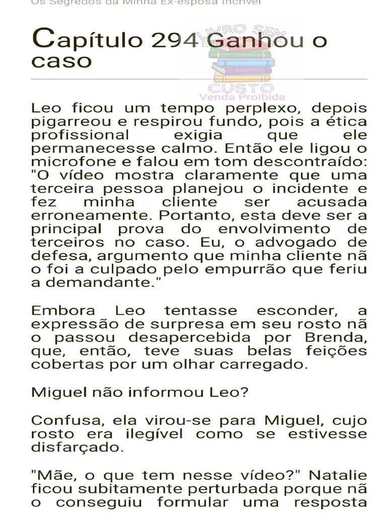 294 Ao 299 Os Segredos Da Minha Ex-Esposa Incrível (LSC) | PDF