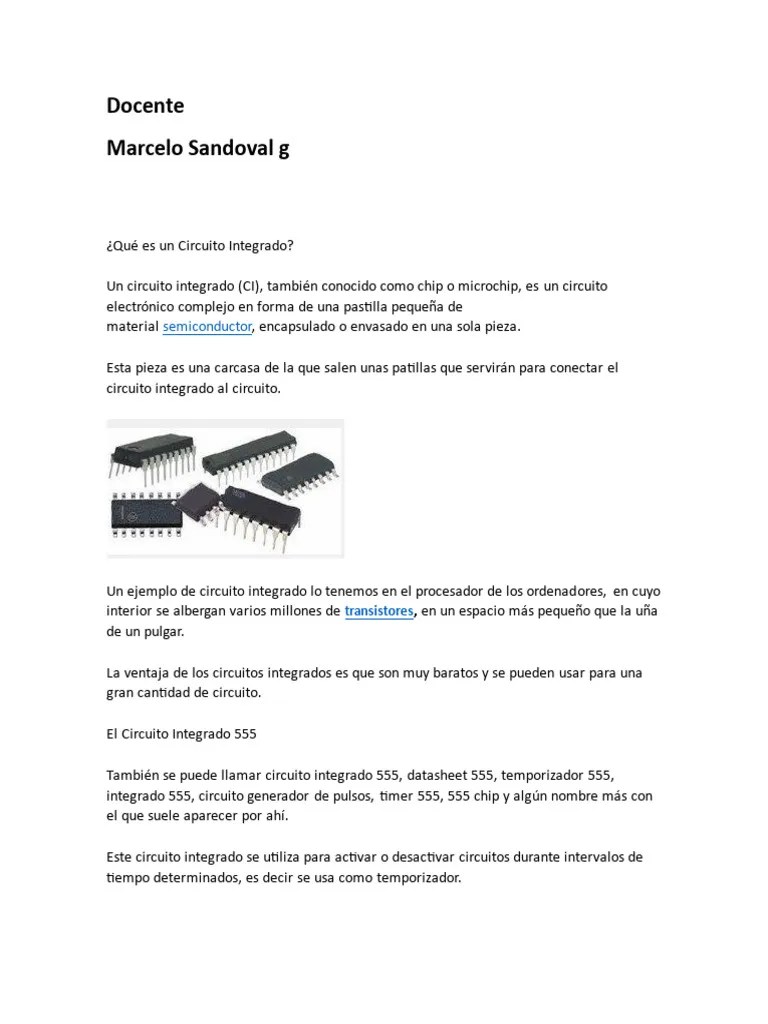 Integrado 55 | Descargar Gratis PDF | Circuito Integrado | Resistencia ...