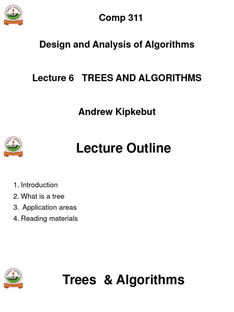 Lesson 5 TREES AND ALGORITHMS PDF | PDF | Data Compression ...