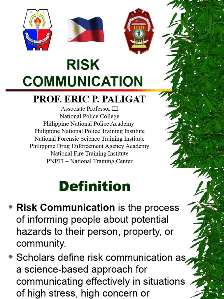 Risk Communication | PDF | Risk | Hazards