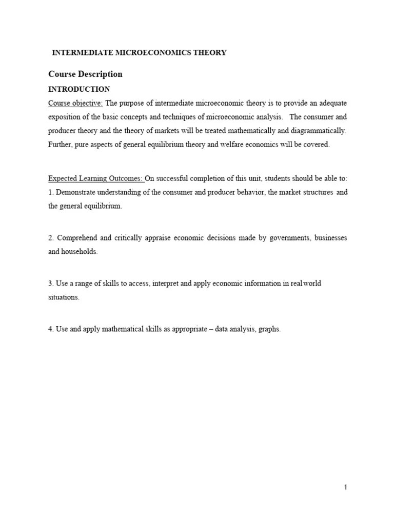 Handout 1 Consumer Behaviour | PDF | Utility | Microeconomics