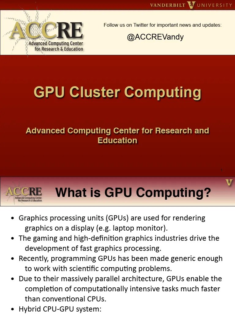 GPU Cluster4 | PDF | Graphics Processing Unit | Central Processing Unit