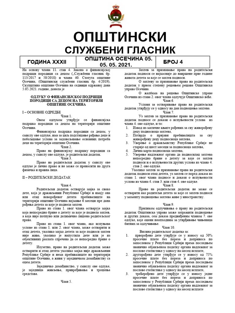 Glasnik 05052021 | PDF