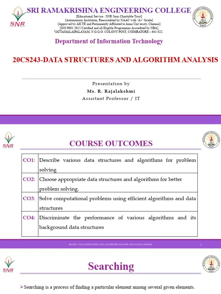 Linear Search And Binary Search | PDF | Computers