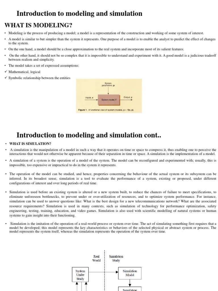 Design Analysis - Modeling And Simulation | PDF | Probability ...