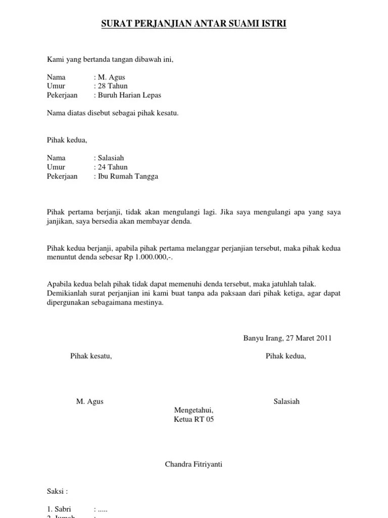 Contoh Surat Pernyataan Saya Tidak Akan Mengulangi Lagi Berbagi Contoh Surat 