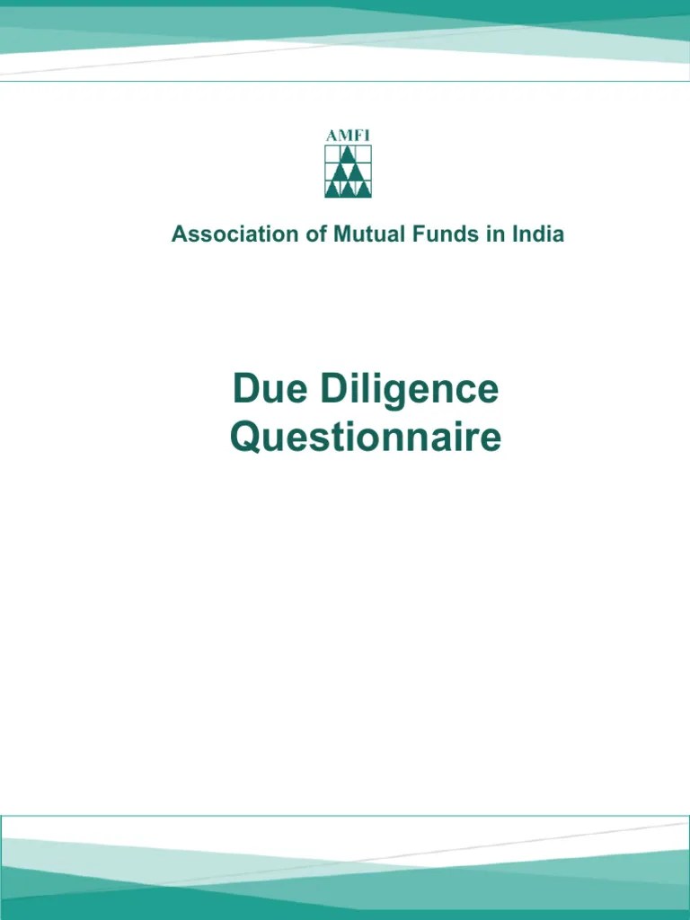 AMFI Final Due Diligence 2021 | PDF | Regulatory Compliance | Employment