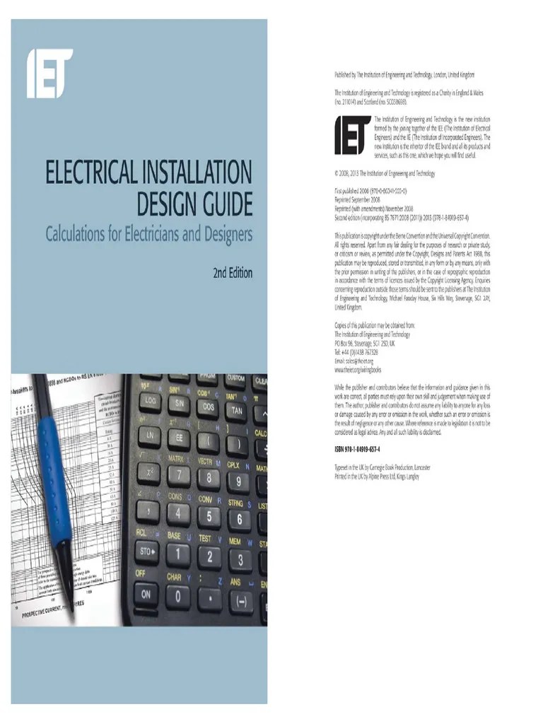 Electrical Installation Design Guide | PDF