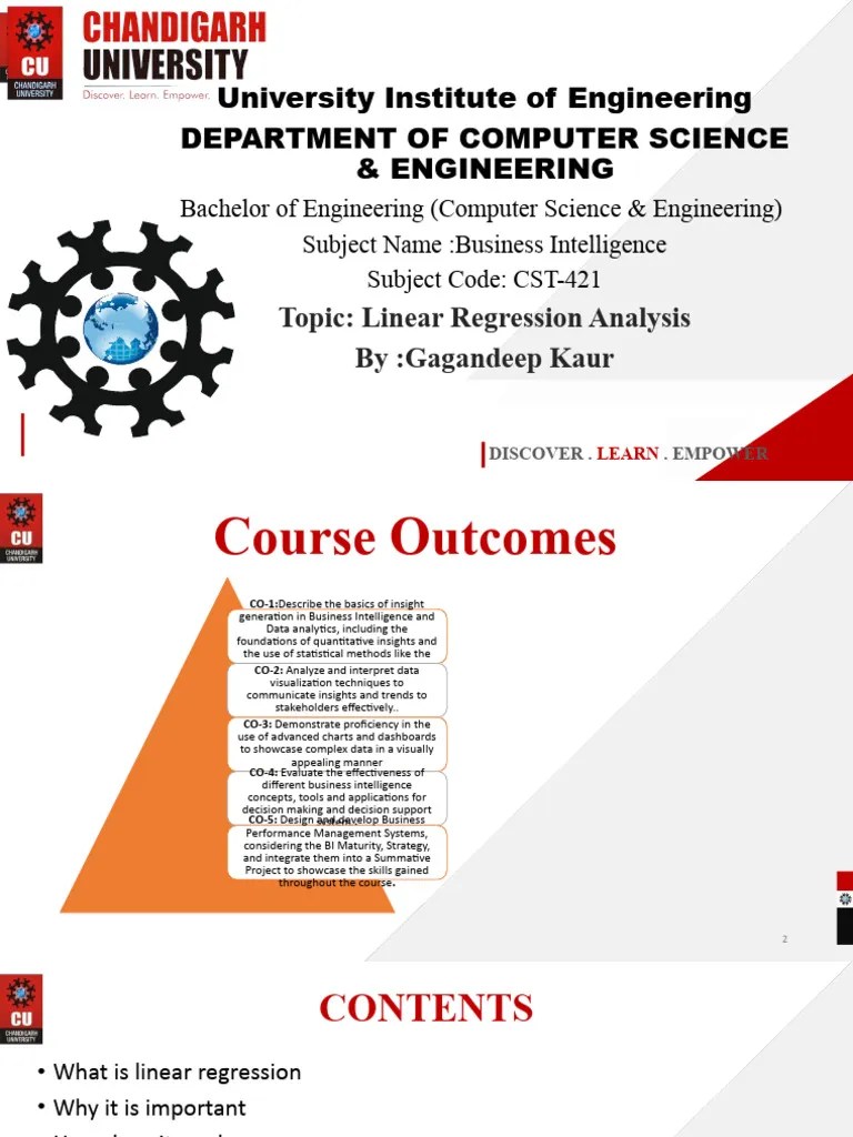 P-1.3.1 Linear Regression Analysis | PDF | Regression Analysis ...