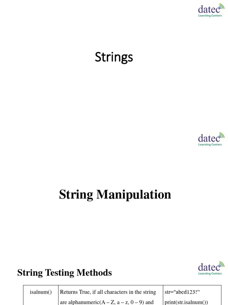 Strings | Download Free PDF | String (Computer Science) | Character ...