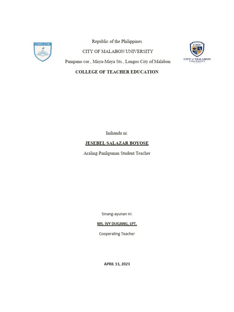 Lesson Plan April 12,2023 | PDF