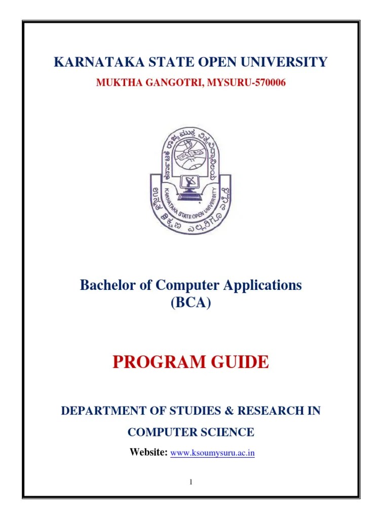 Bca Program Guide | PDF | Internet Protocols | Matrix (Mathematics)