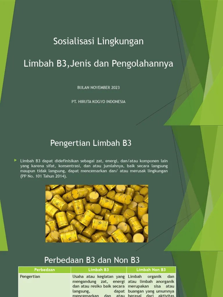 Sosialisasi Lingkungan - November 2023 | PDF
