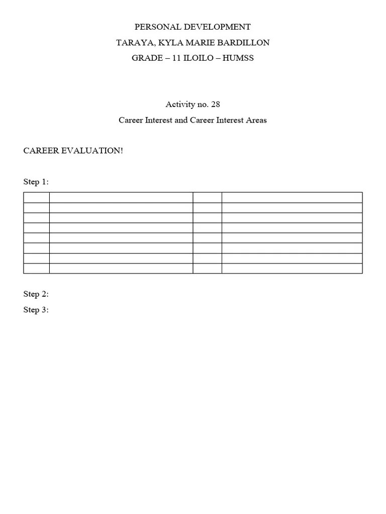 Personal Development | PDF | Goal | Psychology