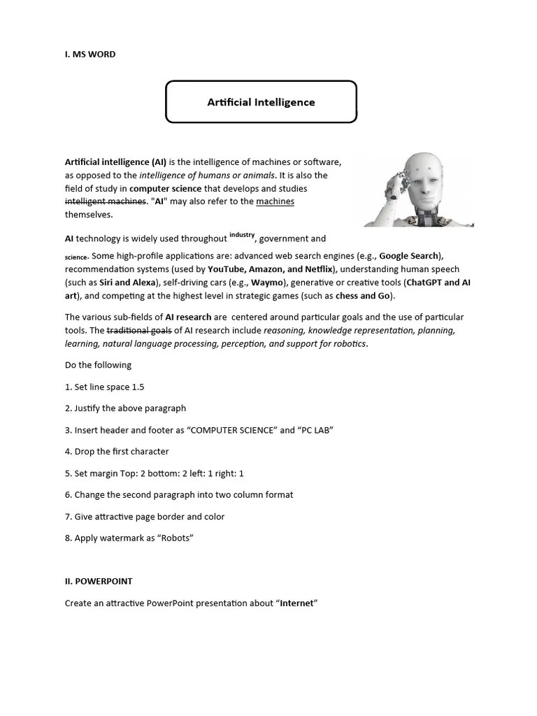 Artificial Intelligence | PDF | Artificial Intelligence | Intelligence ...