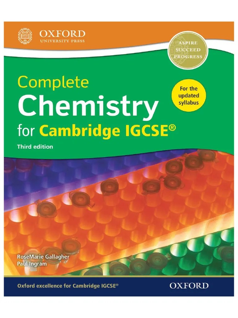 3rd Edition Complete Chemistry For Cambridge IGCSE | PDF
