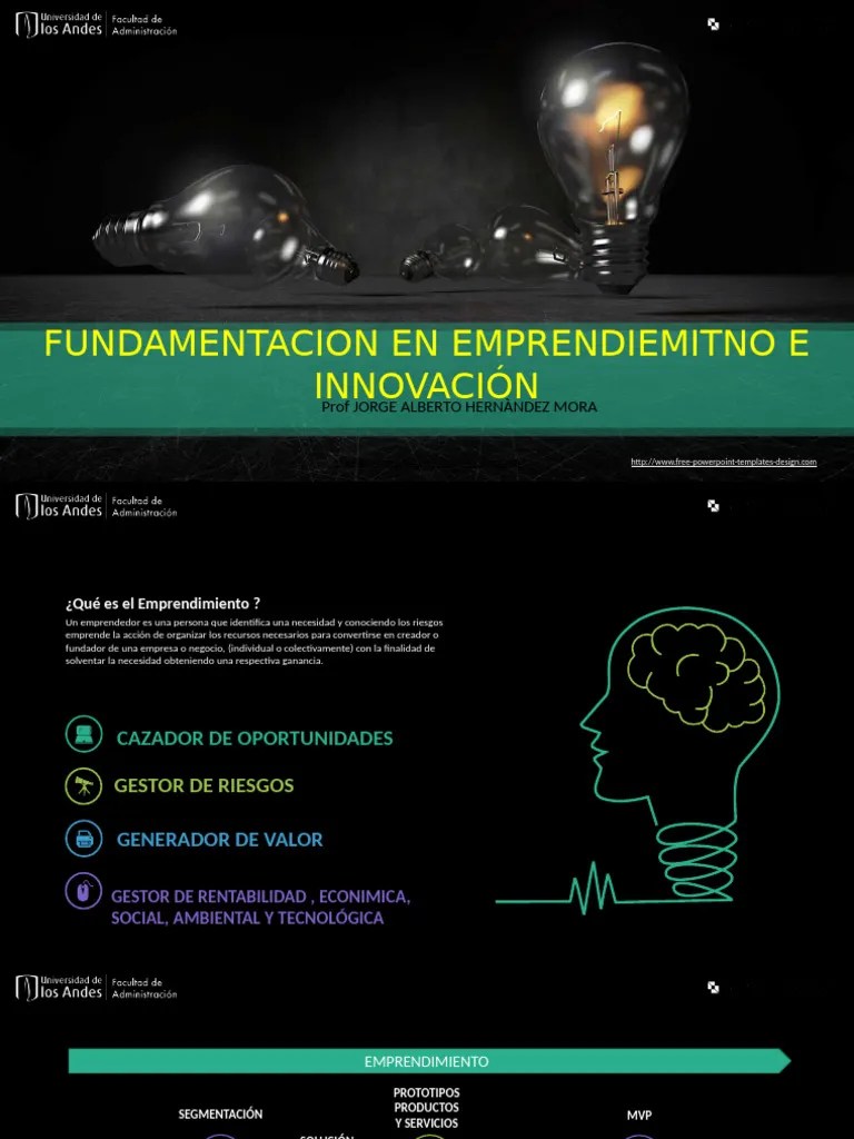 Conceptos Emprendimiento E Innovación Pdf Iniciativa Empresarial