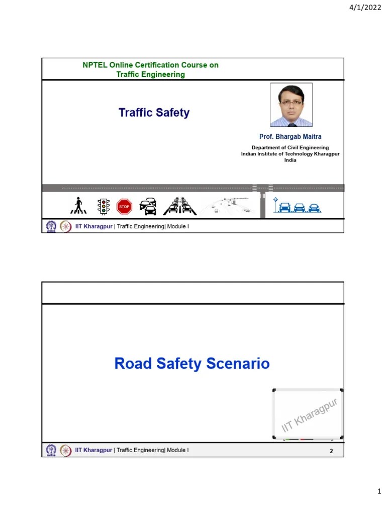 Traffic Engineering-V (UG) - Class Note | PDF