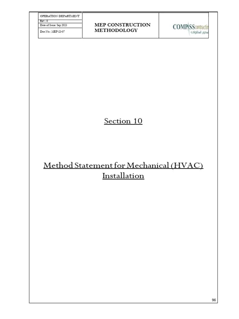 Mep - MS Hvac | PDF
