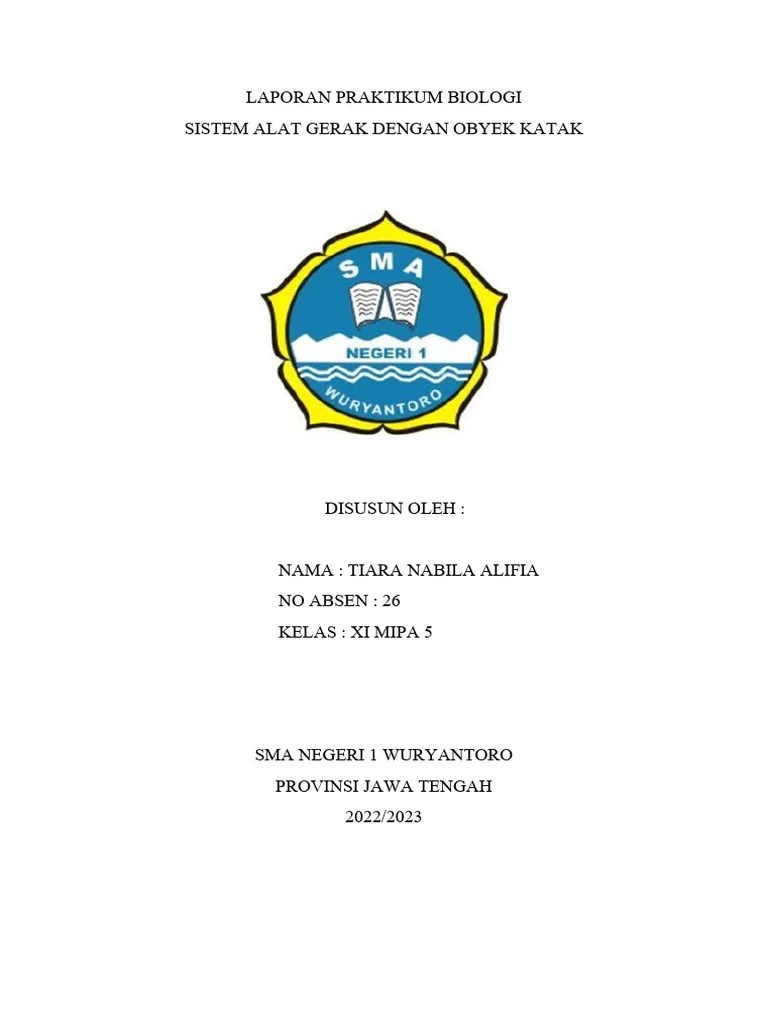 Laporan Praktikum Biologi Katak | PDF