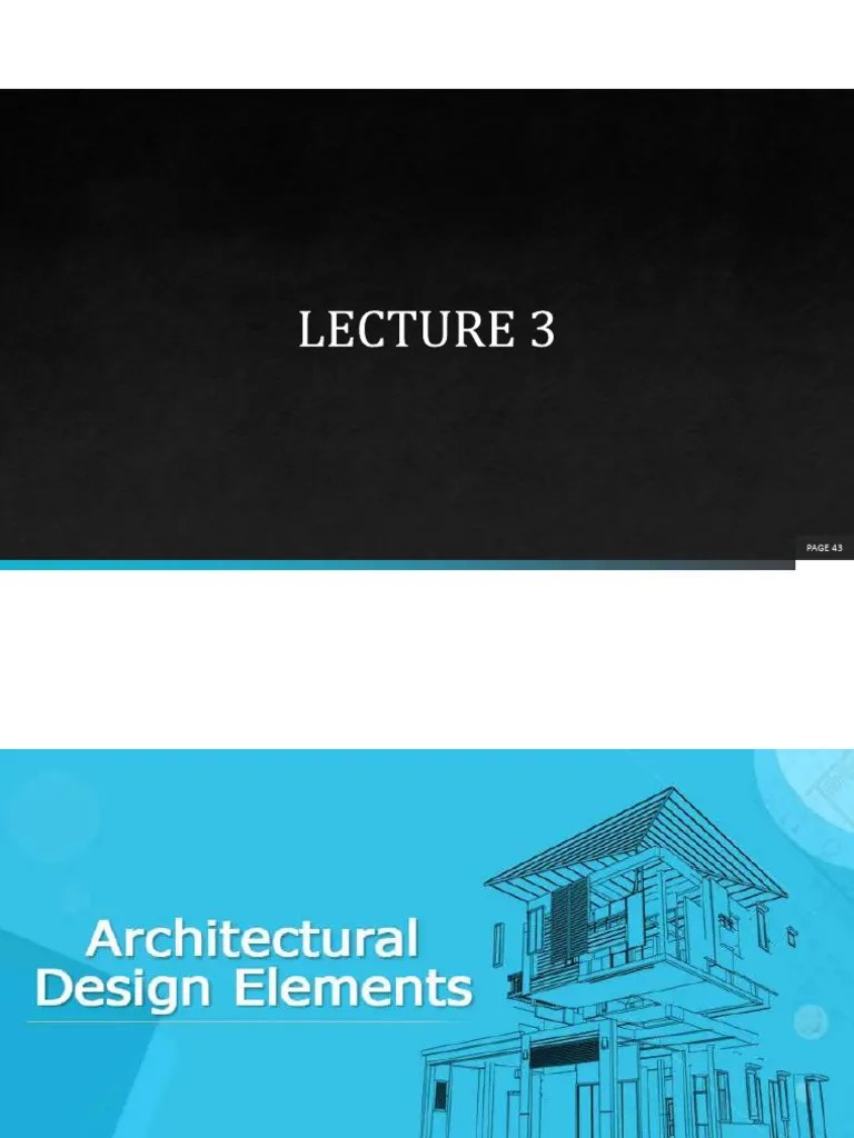 Theory Of Arch Lecture 3 | PDF | Color | Shape