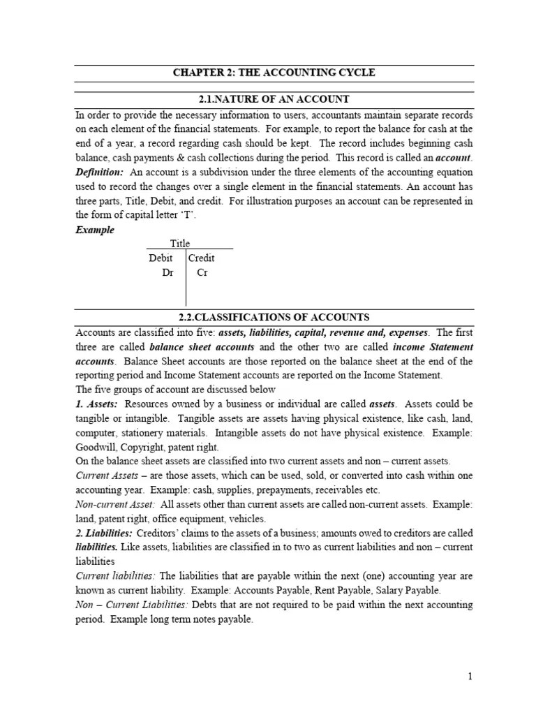 Accounting UNIT 2 | PDF | Debits And Credits | Expense