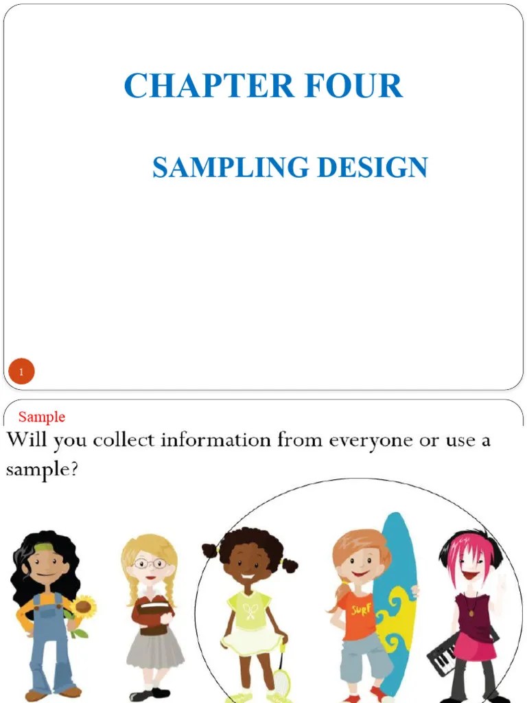 Research-Ch-4 - Sampling Design | PDF