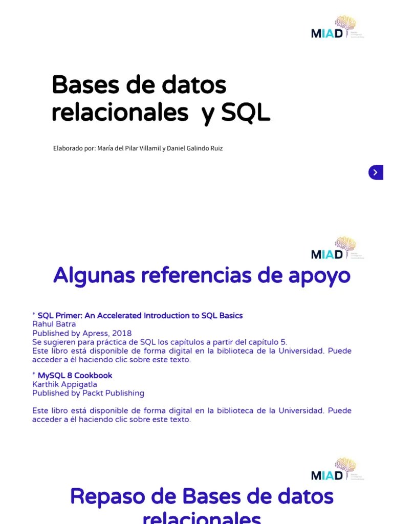 Bases De Datos Y SQL | PDF | SQL | Base De Datos Relacional