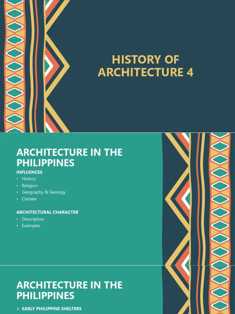 History Of Architecture 4 Week 2 3 2 | PDF | Philippines | Spanish Empire