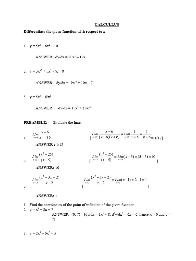 Calculus | PDF | Tangent | Mathematical Concepts