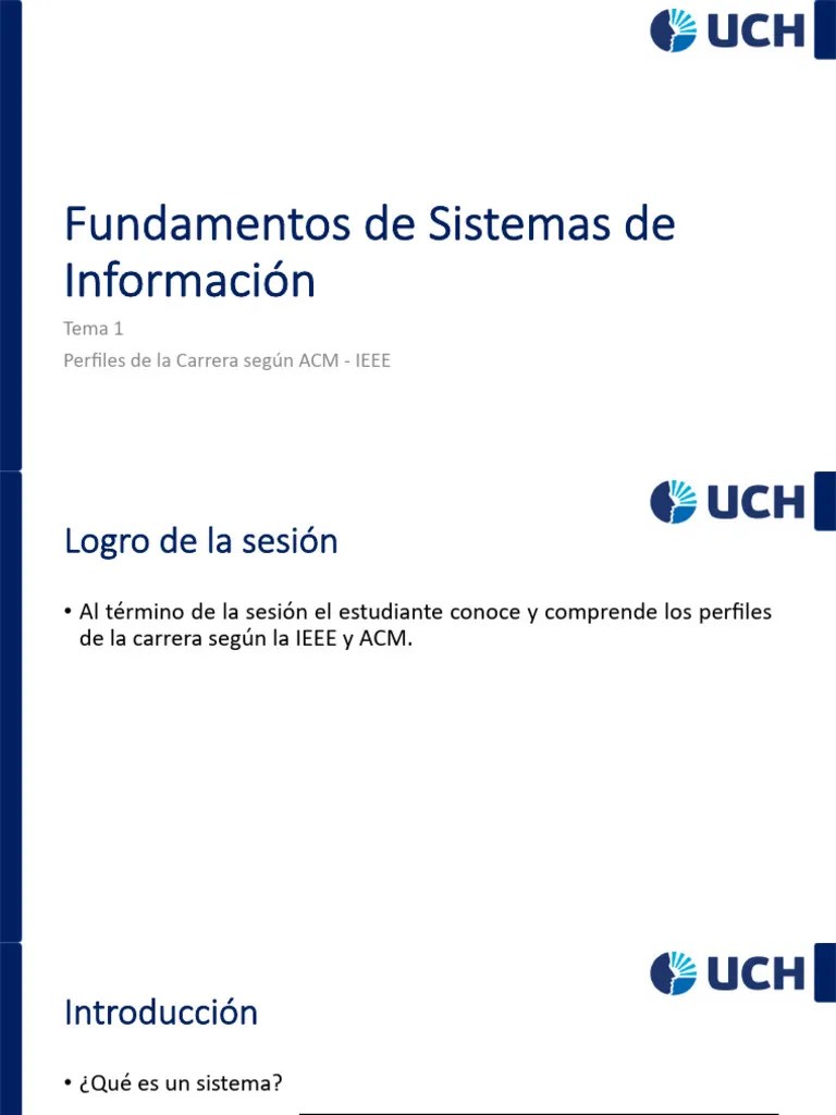 Fundamentos De Sistemas De Información Semana 01 Universitario | PDF ...