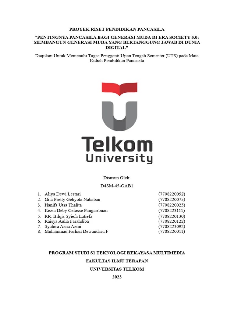 Proyek Riset Pendidikan Pancasila Pdf
