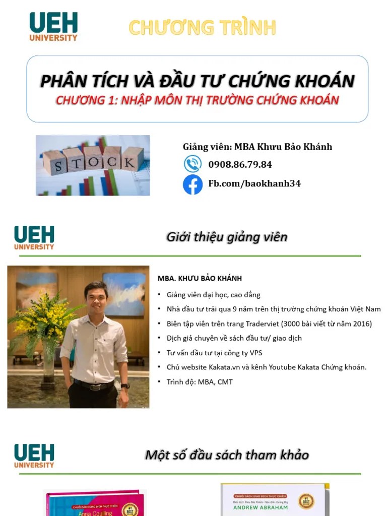 CHUONG 1 Nhap Mon Phan Tich Va Dau Tu Chung Khoan | PDF