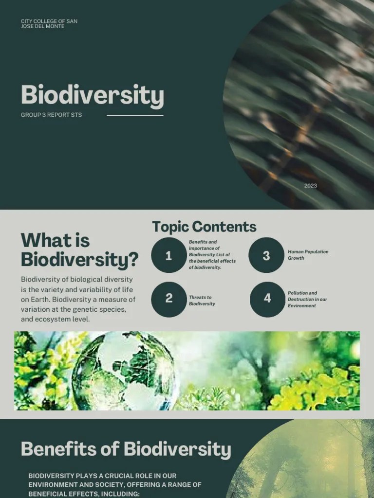 Biodiversity Report | PDF | Biodiversity | Habitat Destruction
