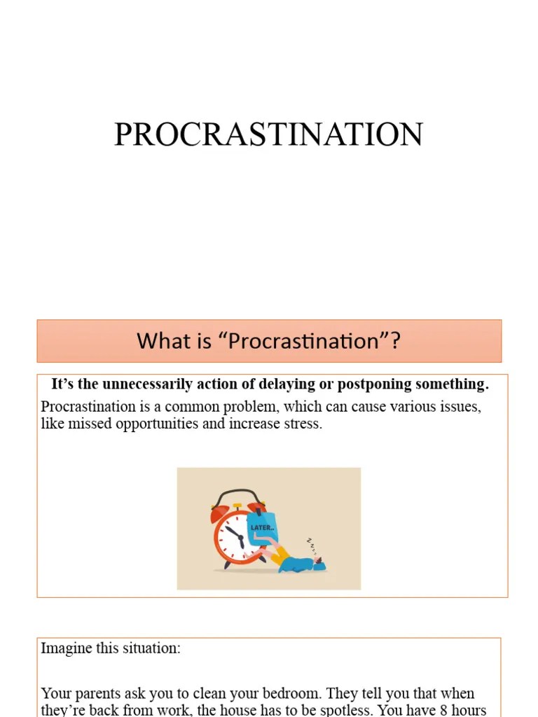 Procrastination | PDF | Procrastination | Professional Skills