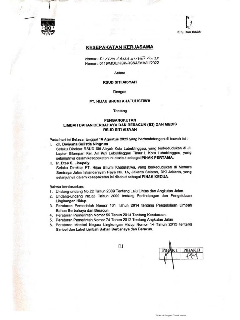 Izin Pengelolaan Limbah B3 | PDF