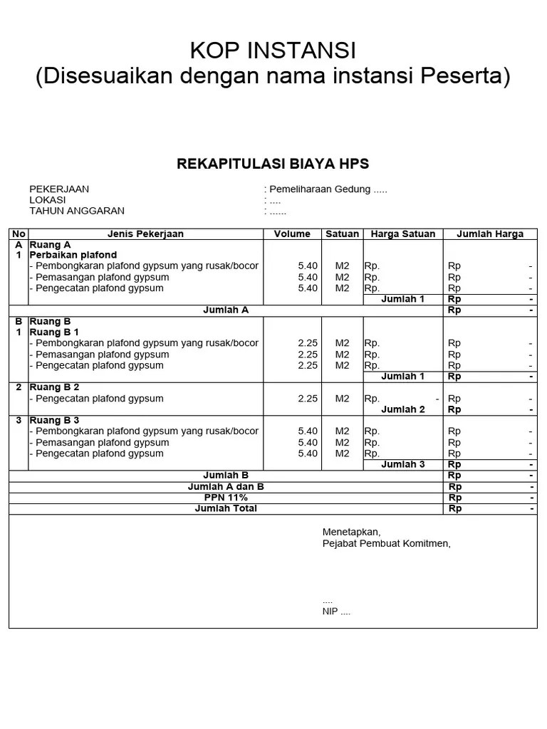 Studi Kasus Pemeliharaan Gedung | PDF