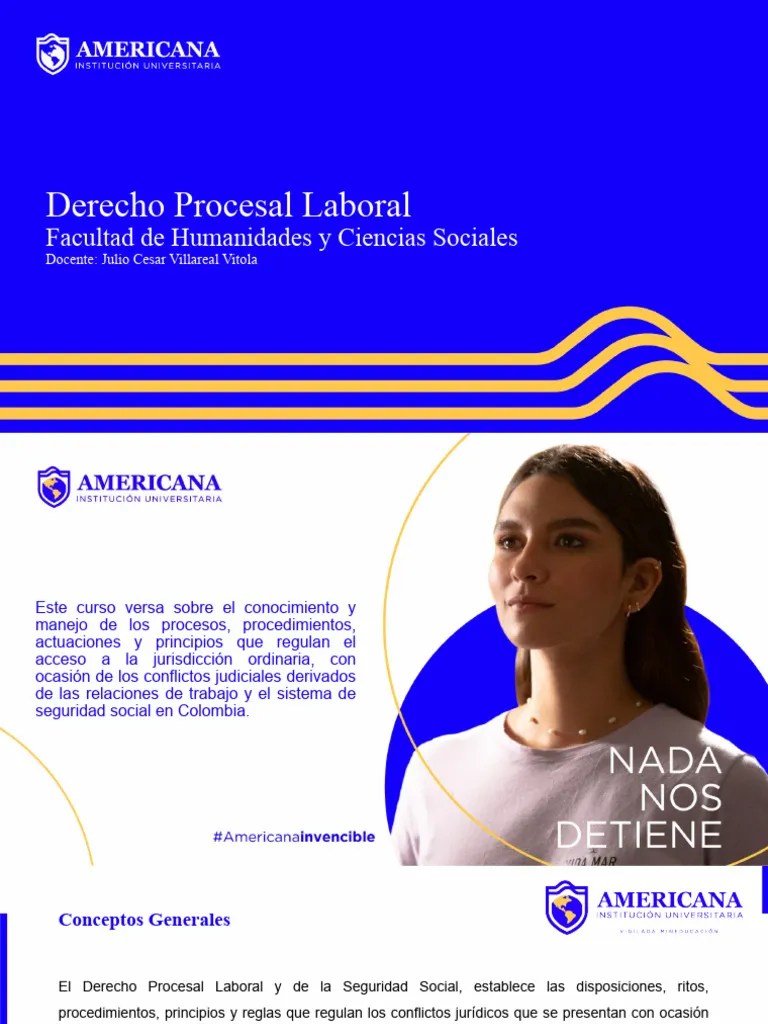 Diapositivas Derecho Procesal Laboral. | PDF | Demanda Judicial | Ley ...