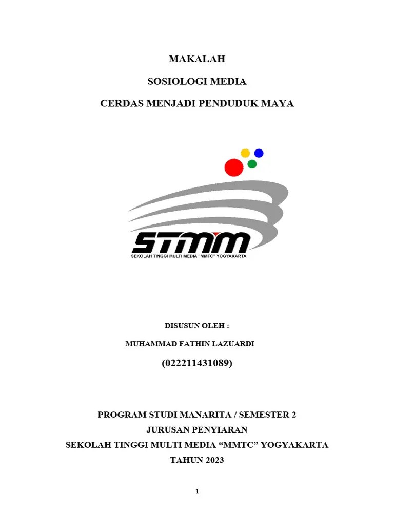 Cerdas Menjadi Penduduk Maya | PDF